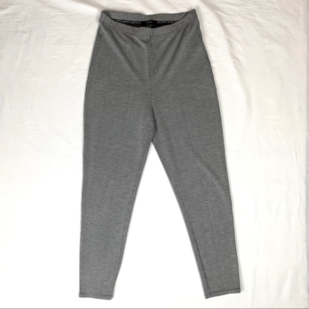 Grey & white slacks/leggings